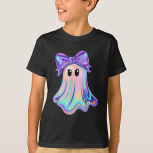 Camiseta Pastel Galaxy Ghost Halloween Chicas Niños Ghost C