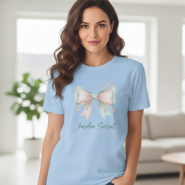 Camiseta Pastel Garden Bow T-Shirt (Subido por el creador)