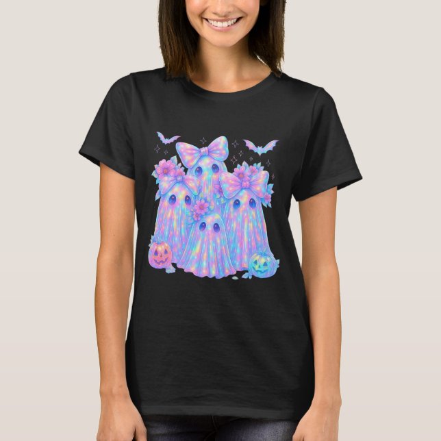 Camiseta Pastel ghost family (Anverso)