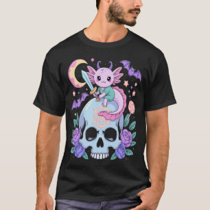Camiseta Pastel Goth Ajolote Creepy Gothic Kawaii Anime Est