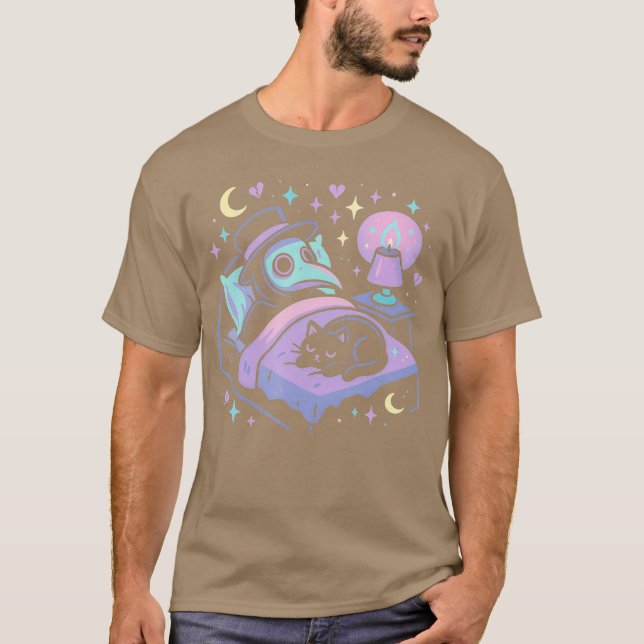 Camiseta Pastel Goth Sleeping Plague Doctorshirt Sleep fami (Anverso)