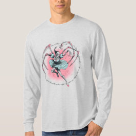 Camiseta Pastel Góthica Bailarina Araña Manga Larga