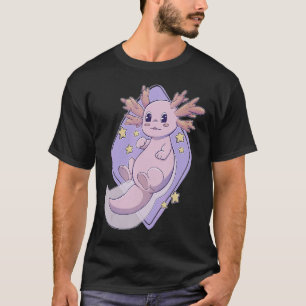 Camiseta Pastel Góthico Cute Ajolote Mexicano Pez Ambulante