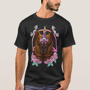 Camiseta Pastel Gótico Alpaca Pagan Creepy Menhera Alpaca