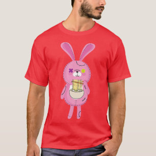 Camiseta Pastel Gótico Bunny Y Ramen Kawaii 