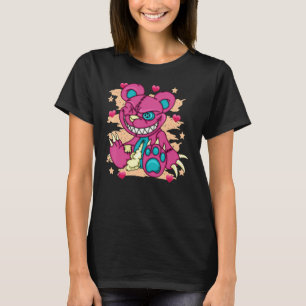 Camiseta Pastel Gótico Creepsia Animal Teddy Bear