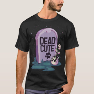 Camiseta Pastel Gótico Dead Cute Tombstone Graveyard
