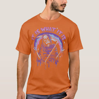 Camiseta Pastel Gótico Grim Reaper Es Lo Que Es