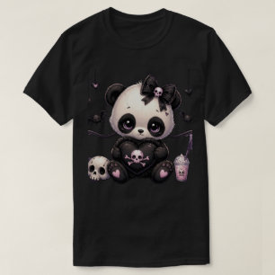 Camiseta Pastel Gótico Kawaii Animales Fantasía Oscura Lind