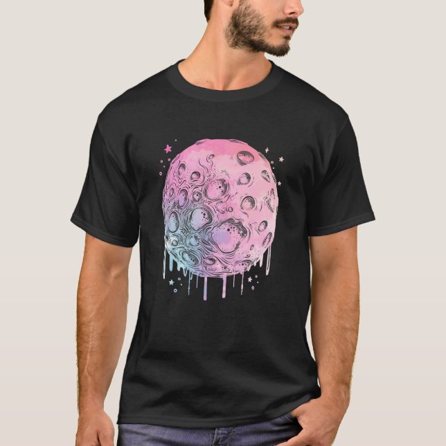 Camiseta Pastel Gótico Moon Otaku (Anverso)
