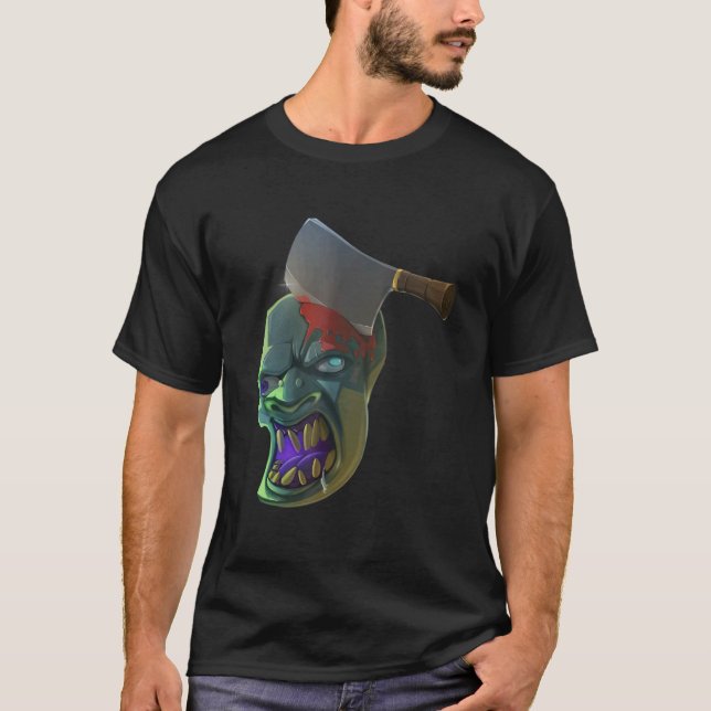 Camiseta Pastel Gótico Ork Face Monster Ficticio Gigante Og (Anverso)