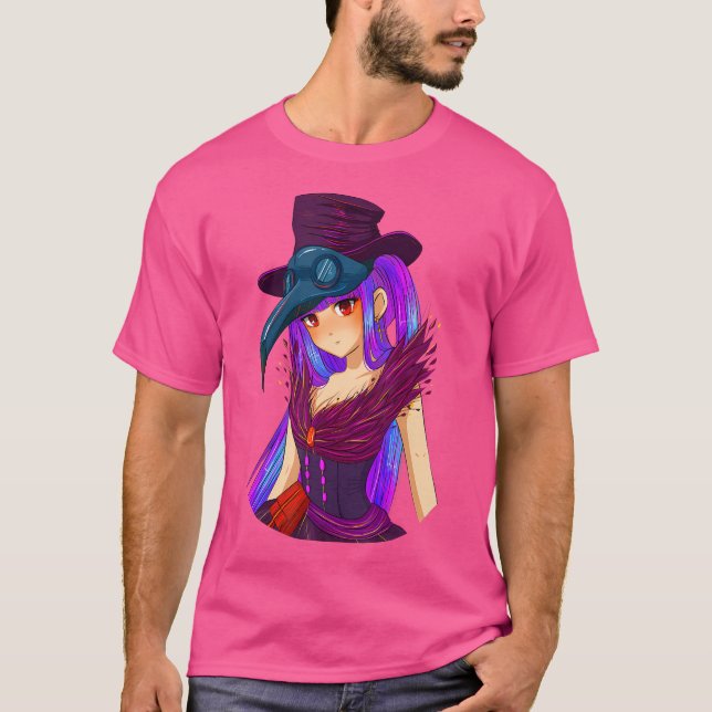 Camiseta Pastel Gótico Steampunk Vaporwave Médica Cree (Anverso)