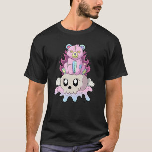 Camiseta Pastel gótico Teddy Bat Creepy Voodoo 1