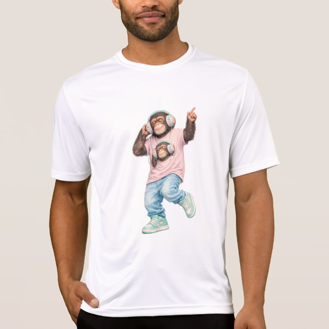 Camiseta Pastel Groove Monkey (Anverso)