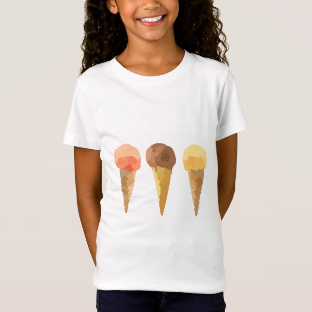 Camiseta Pastel helado sorbet de verano (Anverso)