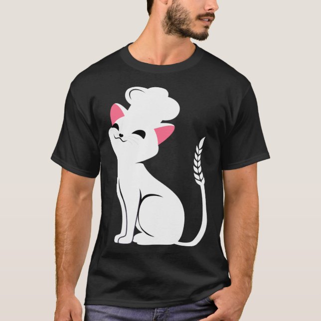 Camiseta Pastel para gato (Anverso)