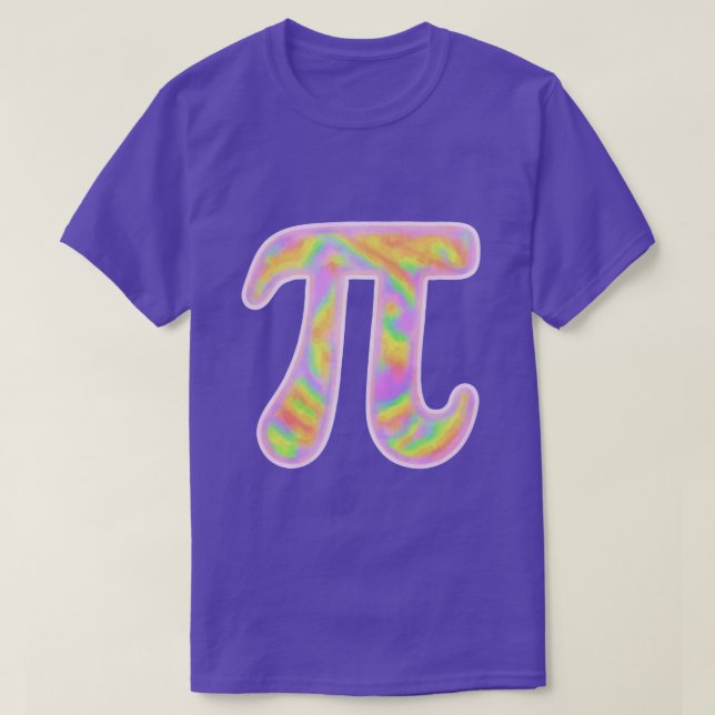 Camiseta Pastel Pi Dye (Diseño del anverso)