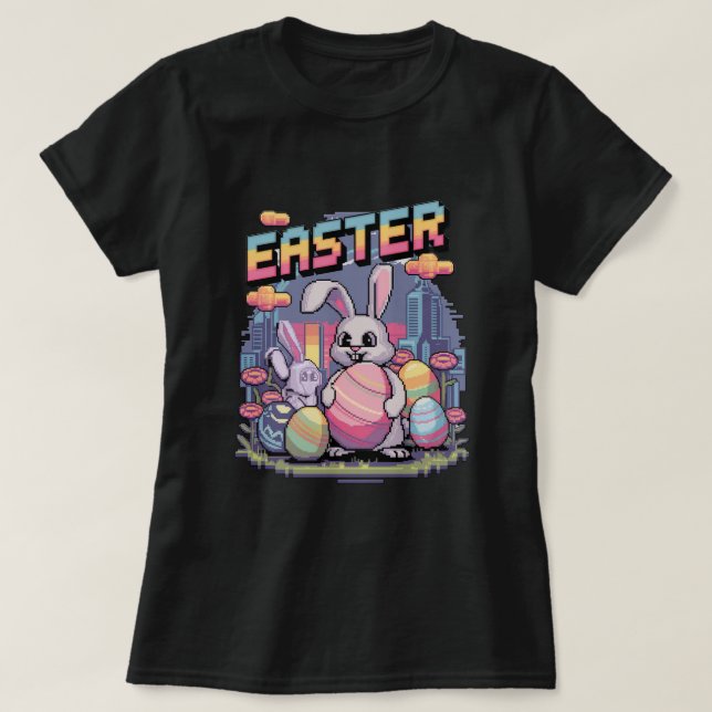 Camiseta Pastel Pixelation (Diseño del anverso)