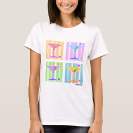 CAMISETA PASTEL POP ART MARTINIS