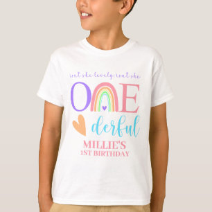 Camiseta Pastel Rainbow 1er cumpleaños Brother T-Shirt