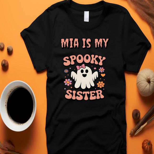 Camiseta Pastel Retro Fantasma Hermana Cuesta Halloween (Subido por el creador)