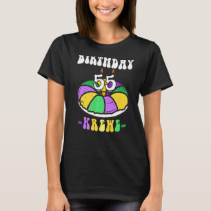 Camiseta Pastel Rey Mardi Gras, 55 cumpleaños, cumpleaños K