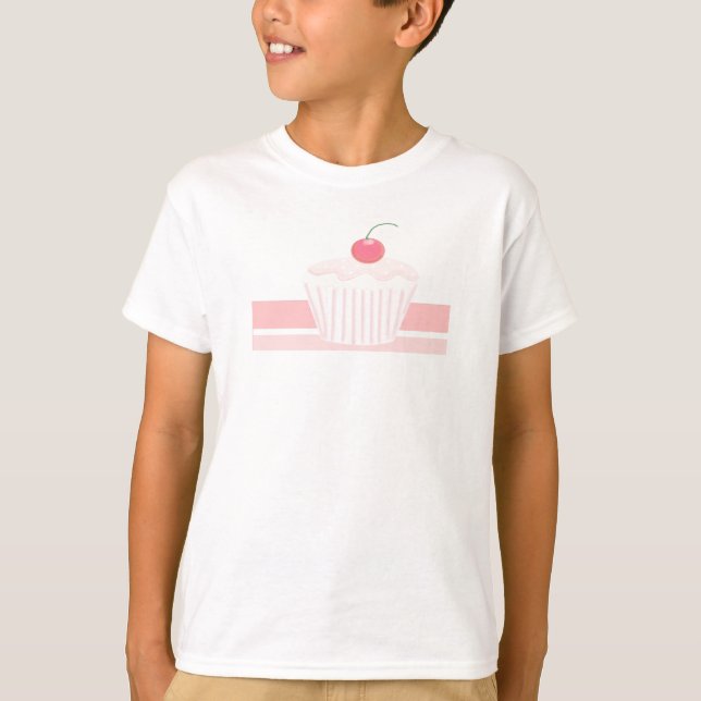 Camiseta Pastel rosa (Anverso)