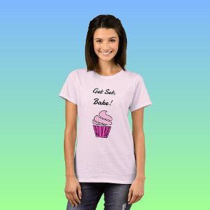 Camiseta Pastel rosa Conseguir el pan