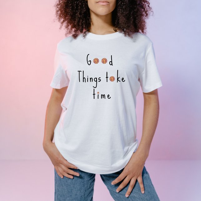 Camiseta Pastel rosa y Naranja Daisy floral (Subido por el creador)