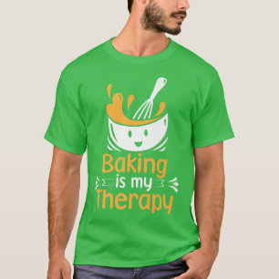 Camiseta Pastelería Chef Baker Baking Es Mi Terapia