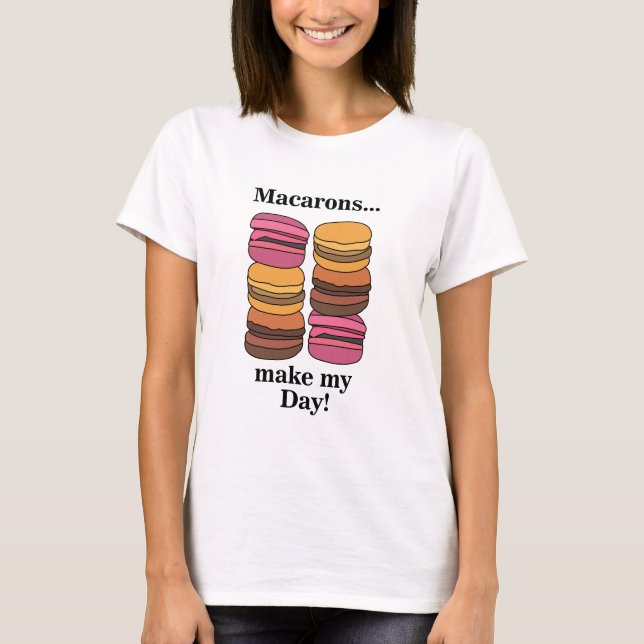 Camiseta Pastelería de Macarrones Chef de Panadería (Anverso)