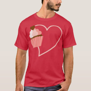 Camiseta pastelería tierna panadería muffin cocción f