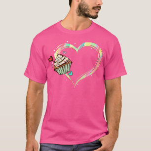 Camiseta pastelería tierna panadería muffin cocción f