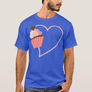 Camiseta pastelería tierna panadería muffin cocción f