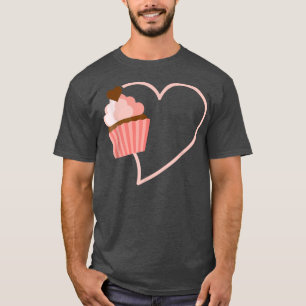 Camiseta pastelería tierna panadería muffin cocción f
