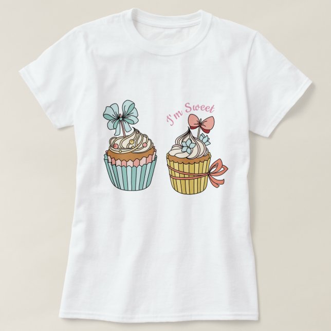 Camiseta Pasteles (Diseño del anverso)