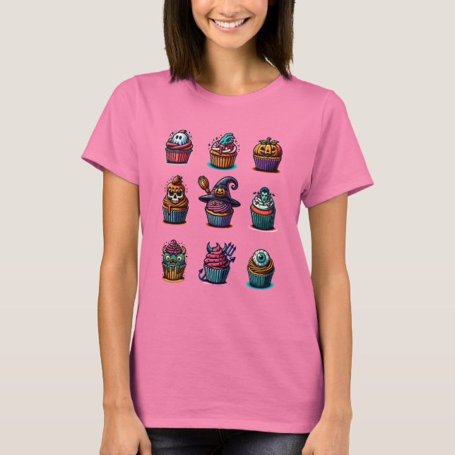 Camiseta Pasteles de Halloween (Anverso)