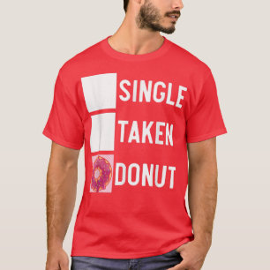 Camiseta Pasteles de nueces de donut de una sola toma de co