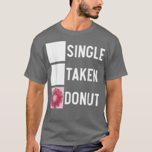 Camiseta Pasteles de nueces de donut de una sola toma de co