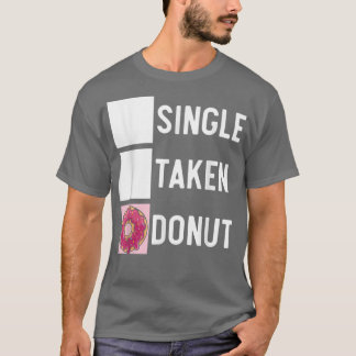 Camiseta Pasteles de nueces de donut de una sola toma de co