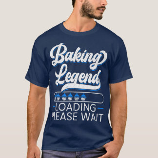 Camiseta Pasteles de pan Leyenda para bollería Pasteles de 