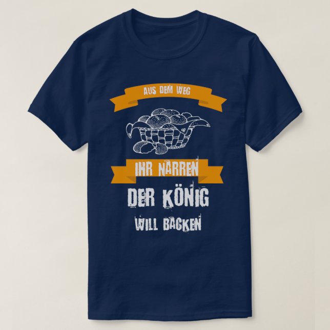 Camiseta Pasteles de panadería Master baker (Diseño del anverso)