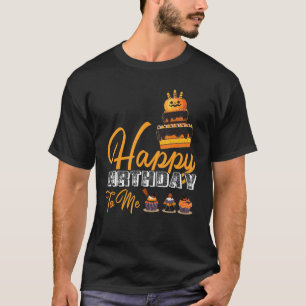 Camiseta Pasteles Halloween Cumpleaños Pastel Feliz Cumplea