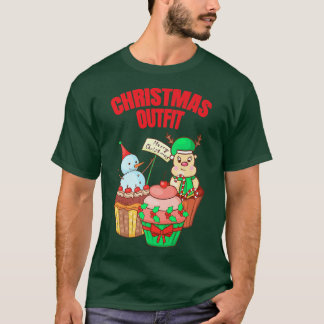 Camiseta Pasteles Navidades XMAS Panadería Hornear Baker C