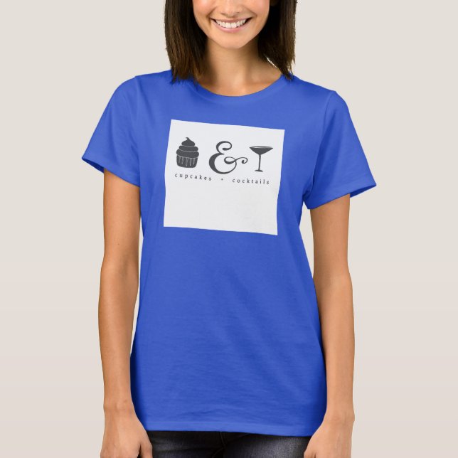 Camiseta Pasteles y cócteles (Anverso)