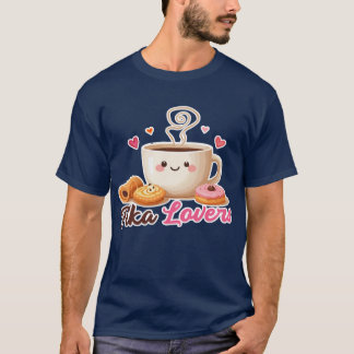 Camiseta Pastelito Lindo de Descanso para Café Sueco para A