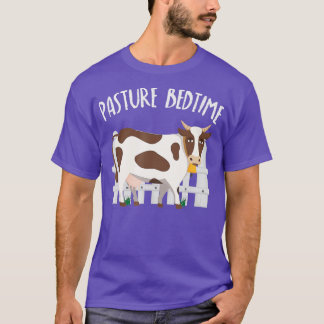Camiseta Pasteur Bedtime Funny Cute Cow Pajamas PJ