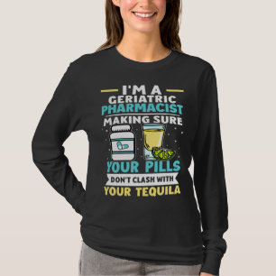 Camiseta Pastillas del Farmacéutico Geriátrico no chocan co