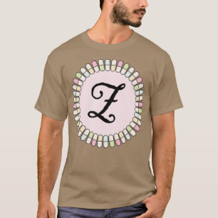 Camiseta Pastillas dulces Iniciales Z 1