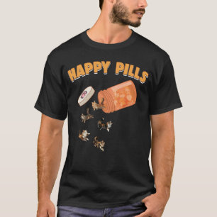 Camiseta Pastillas Felices Gato Maine Coon Gato Felino Hu